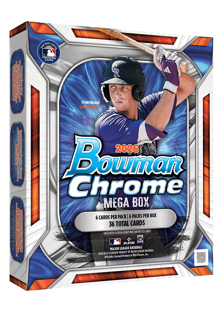 2026 Bowman Chrome® Baseball - Mega Box